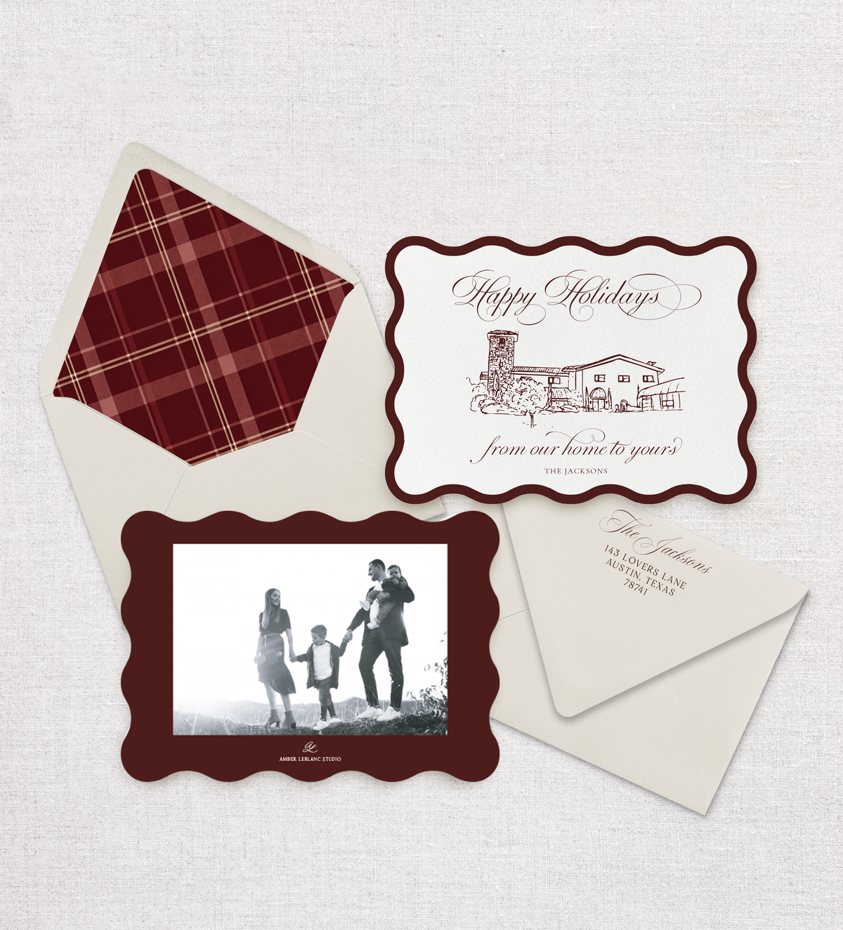 From Our Home To Yours (Custom Home Illustration)