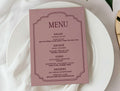Border Menu Card - The Florentine Pavone Edit Semi-Custom Collections