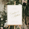 Calligraphy Wedding Welcome Sign - The Seraphina Signature Edit Semi-Custom Collections