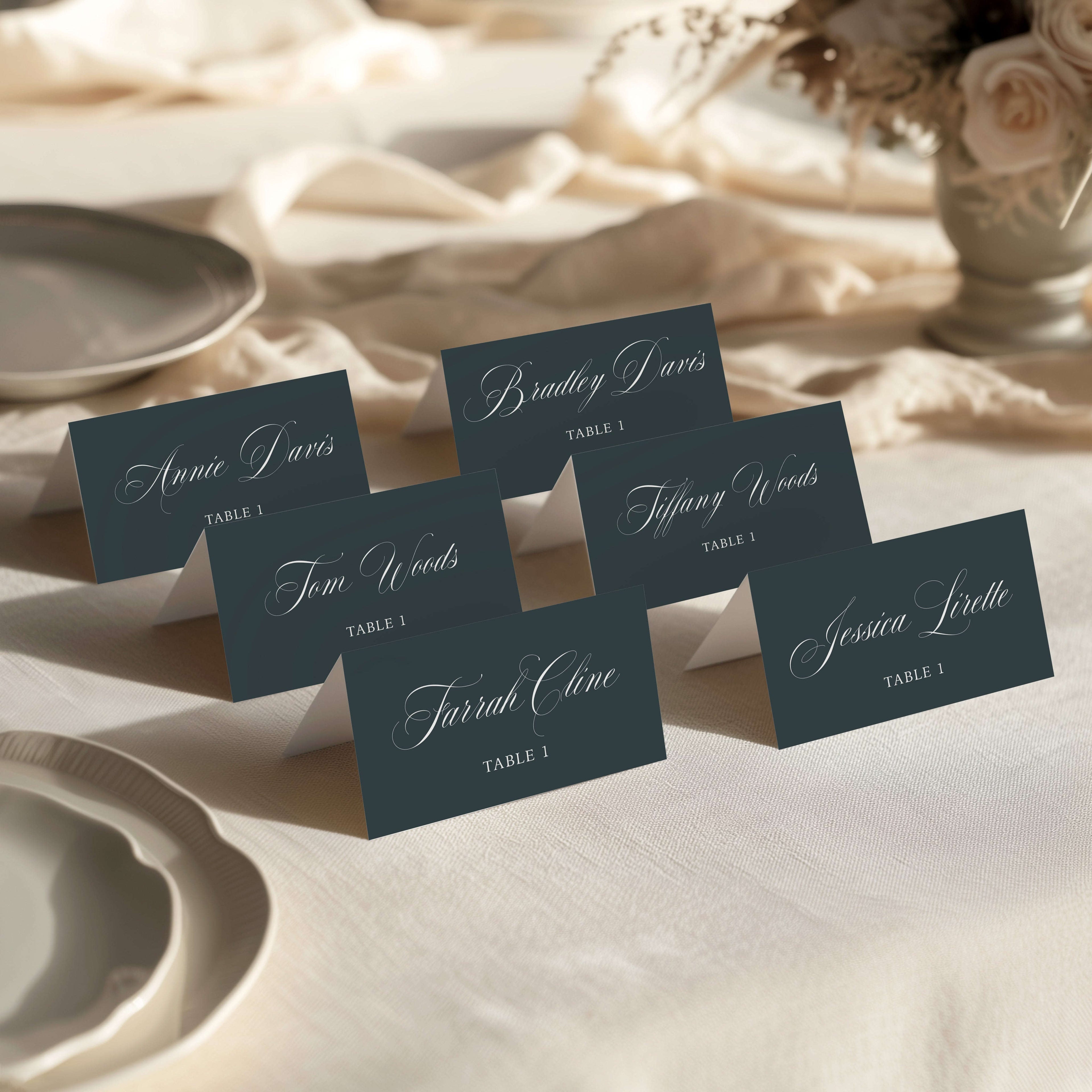 Escort Cards Semi-Custom Collections