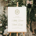 Monogrammed Wedding Welcome Sign - The Seraphina Signature Edit Semi-Custom Collections