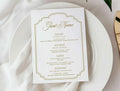 Personalized Menu Card Semi-Custom Collections