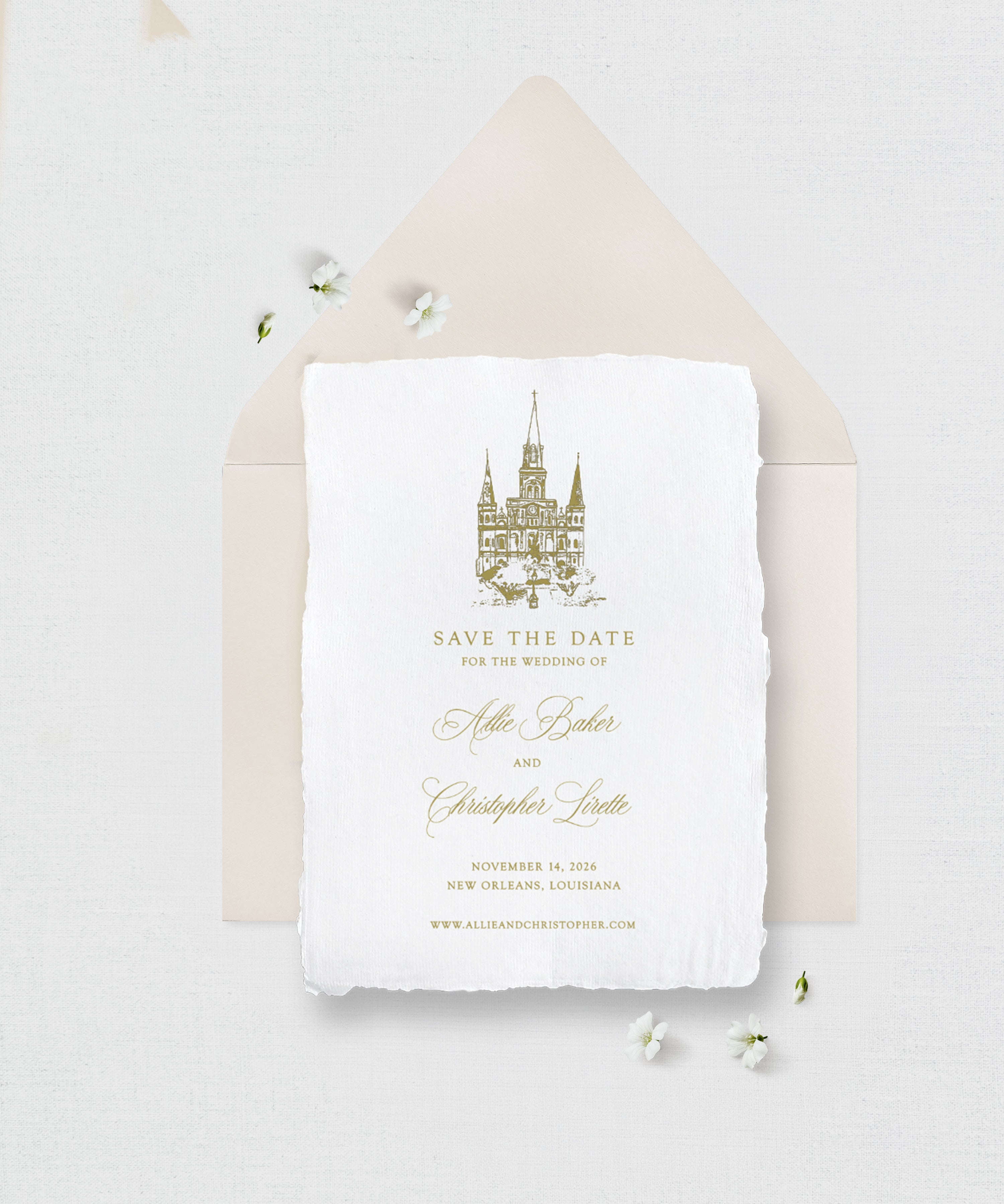 Personalized Save the Date - The Venue Edit Semi-Custom Collections