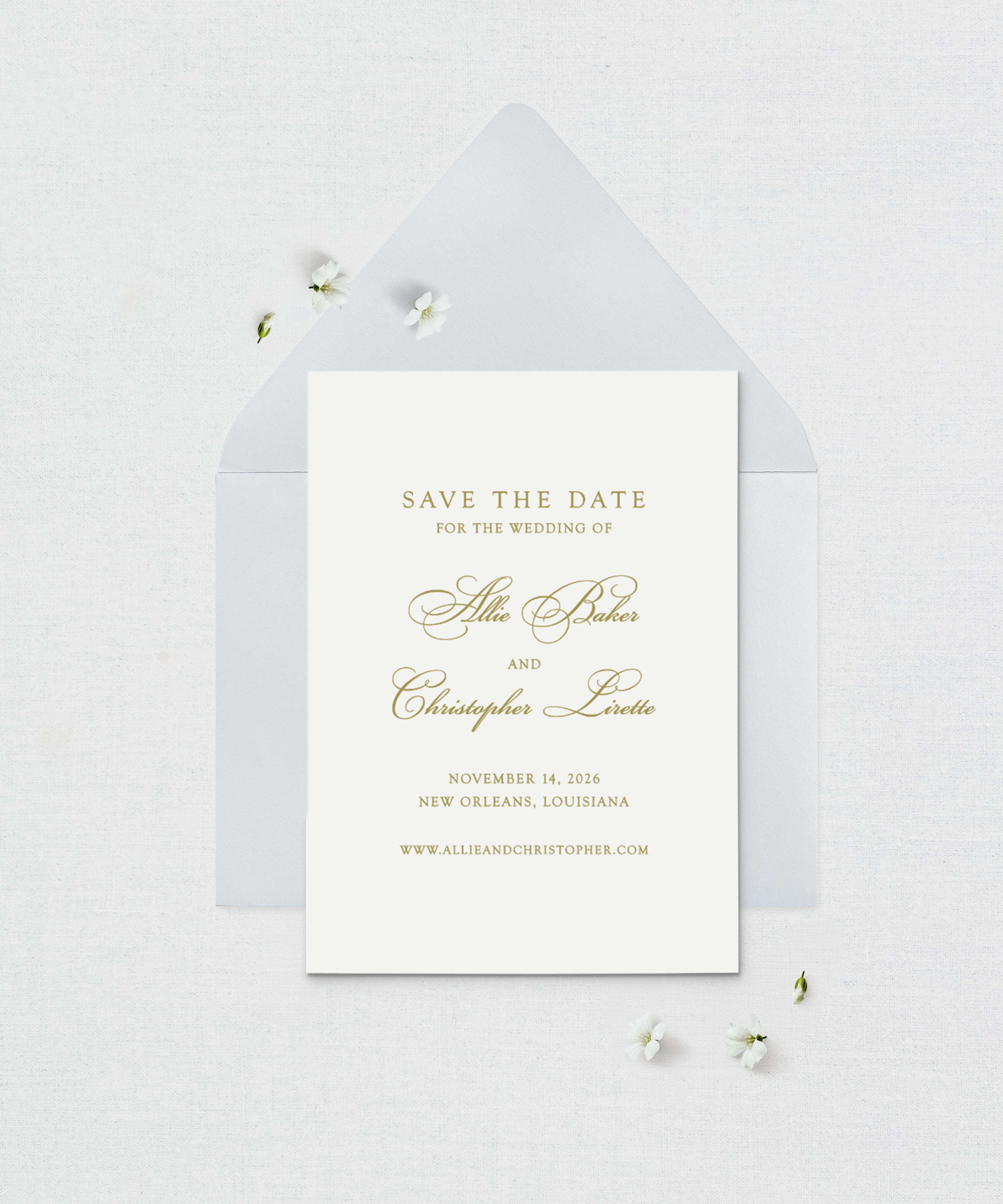 Save the Date - The Hydrangea Garden Edit Semi-Custom Collections