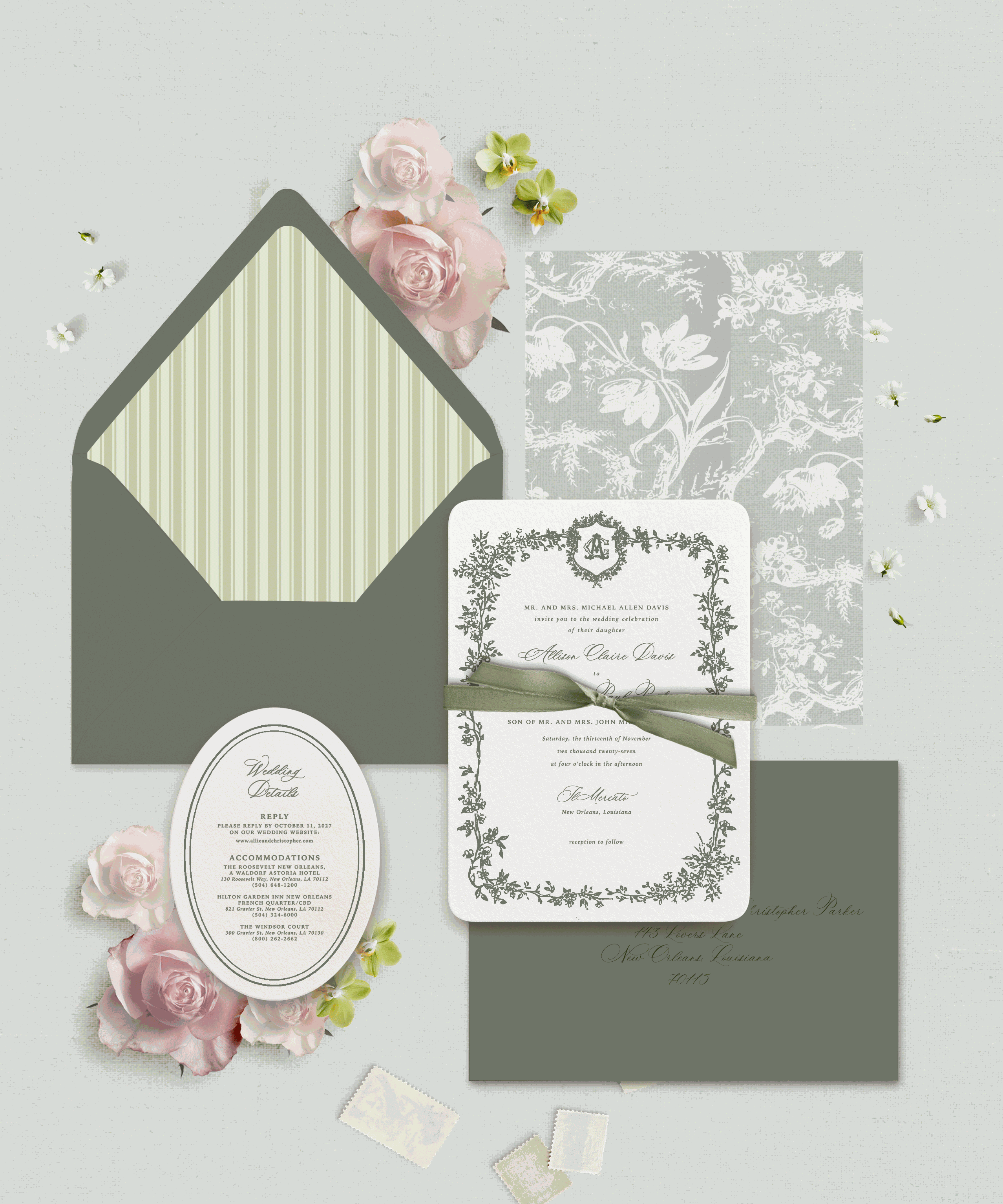 The Heirloom Border Suite (Website Response) Semi-Custom Collections