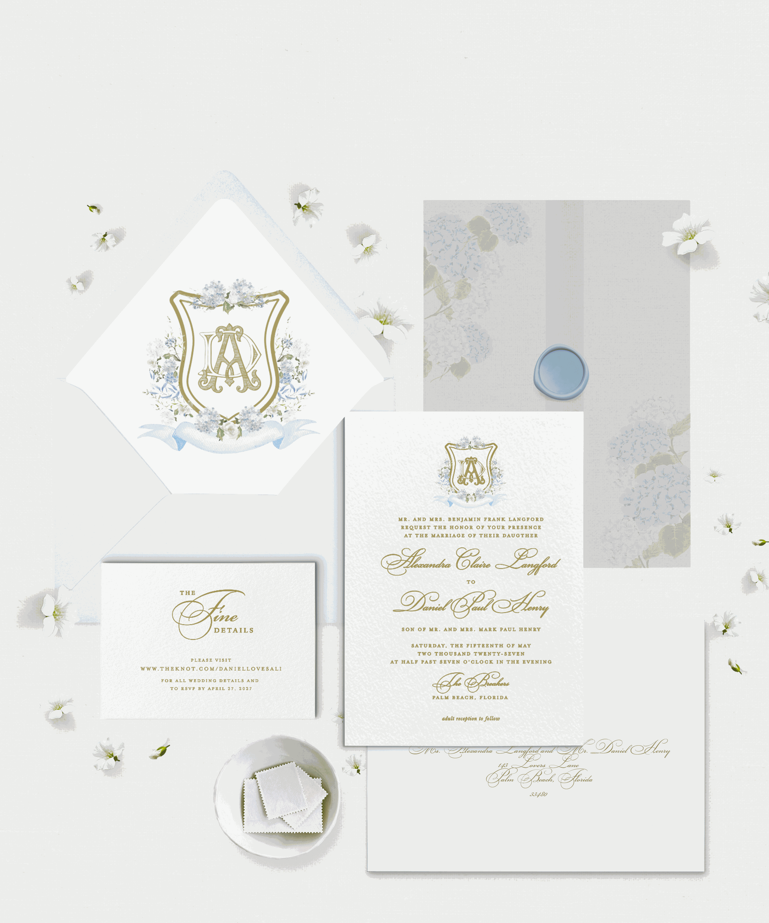 The Hydrangea Garden Collection (Website Response) Semi-Custom Collections