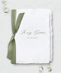 To My Groom Wedding Vow Book, Handmade Paper, Silk Ribbon