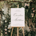 Wedding Welcome Sign - The Heirloom Border Suite