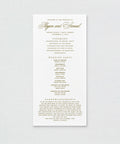 Wedding Program - The Seraphina Signature Edit Semi-Custom Collections