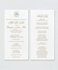 Wedding Programs with Monogram - The Hydrangea Garden Edit Semi-Custom Collections