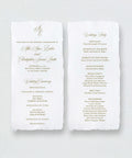 Wedding Programs with Monogram - The Venue Edit Semi-Custom Collections