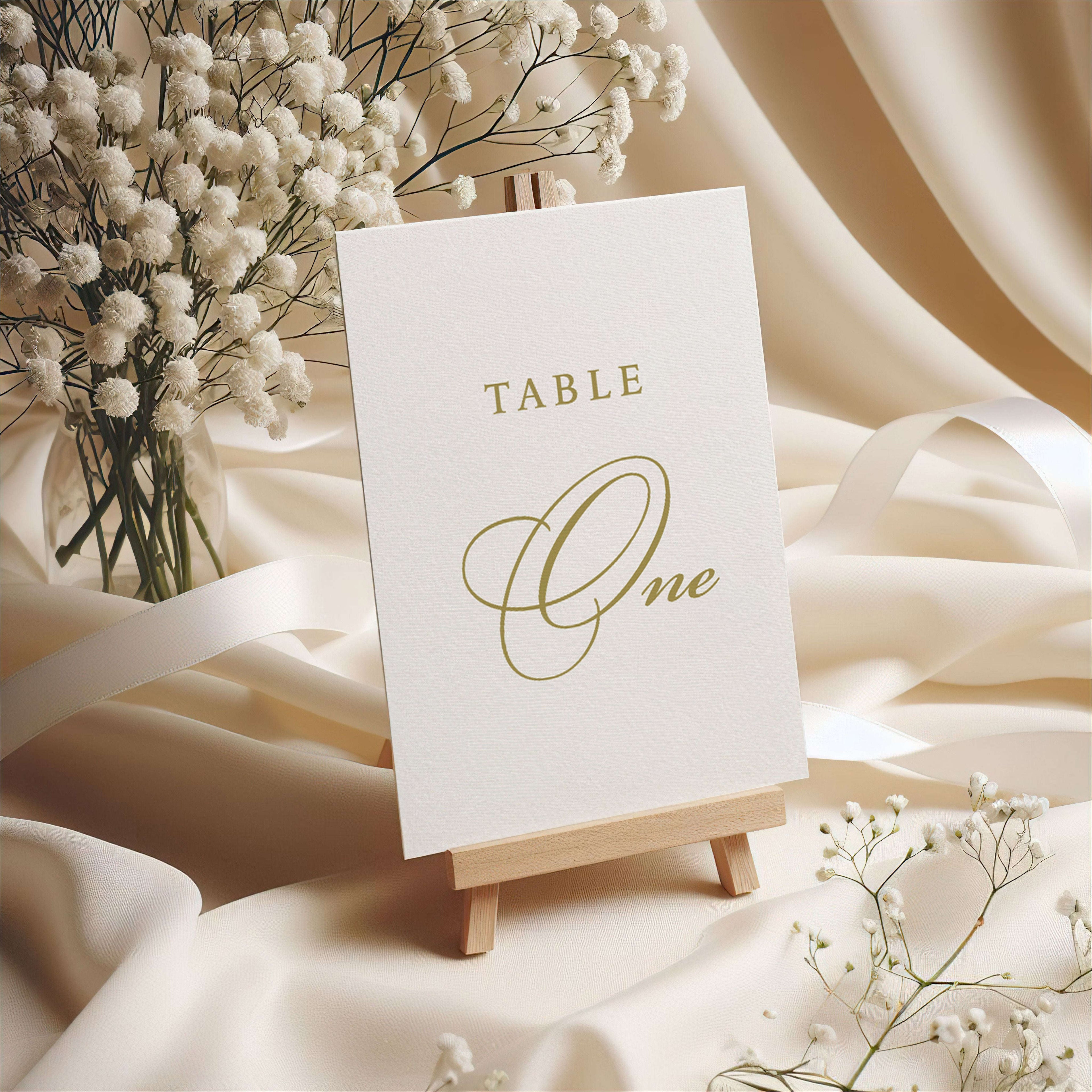 Wedding Table Numbers - The Hydrangea Garden Edit Semi-Custom Collections