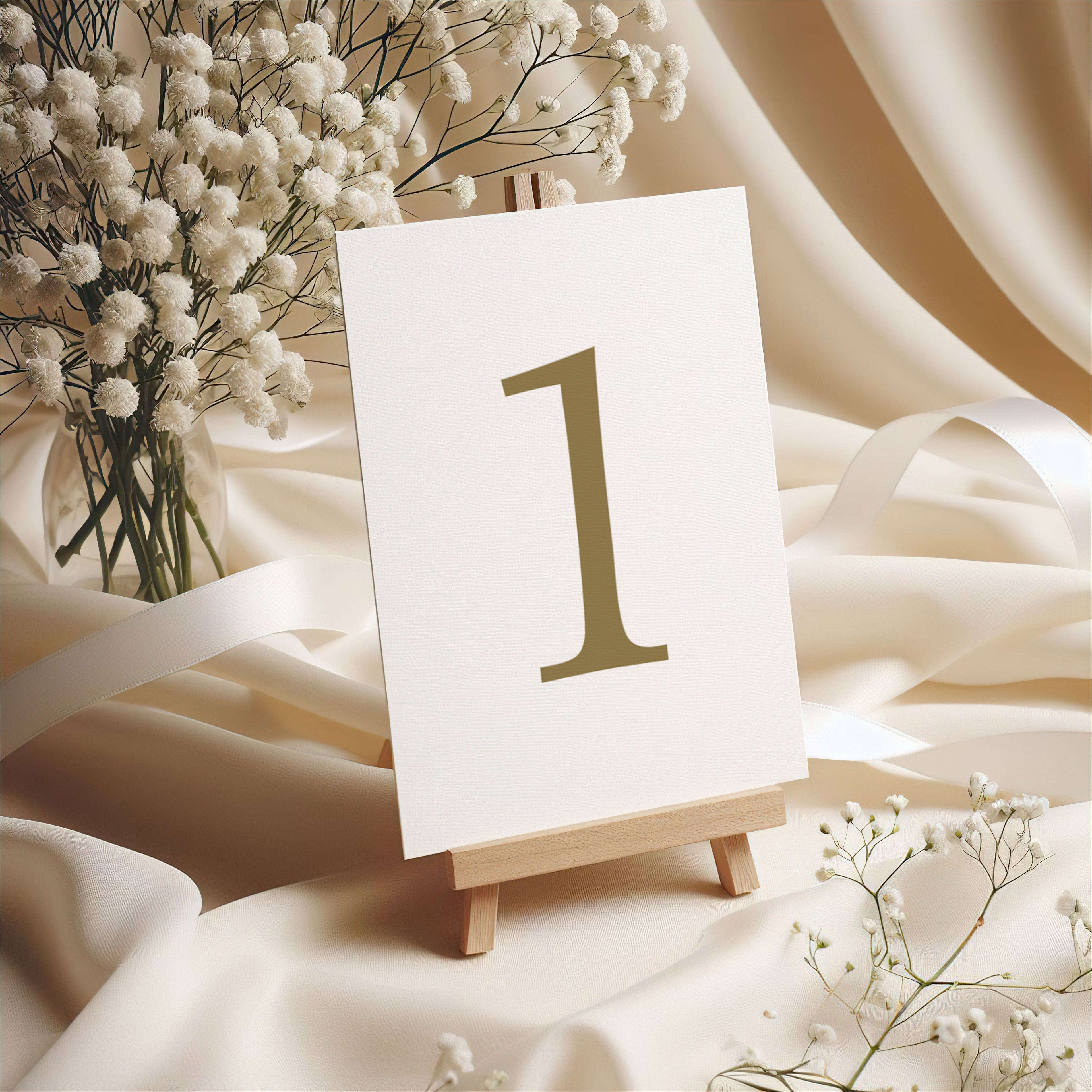 Wedding Table Numbers - The Seraphina Signature Edit Semi-Custom Collections
