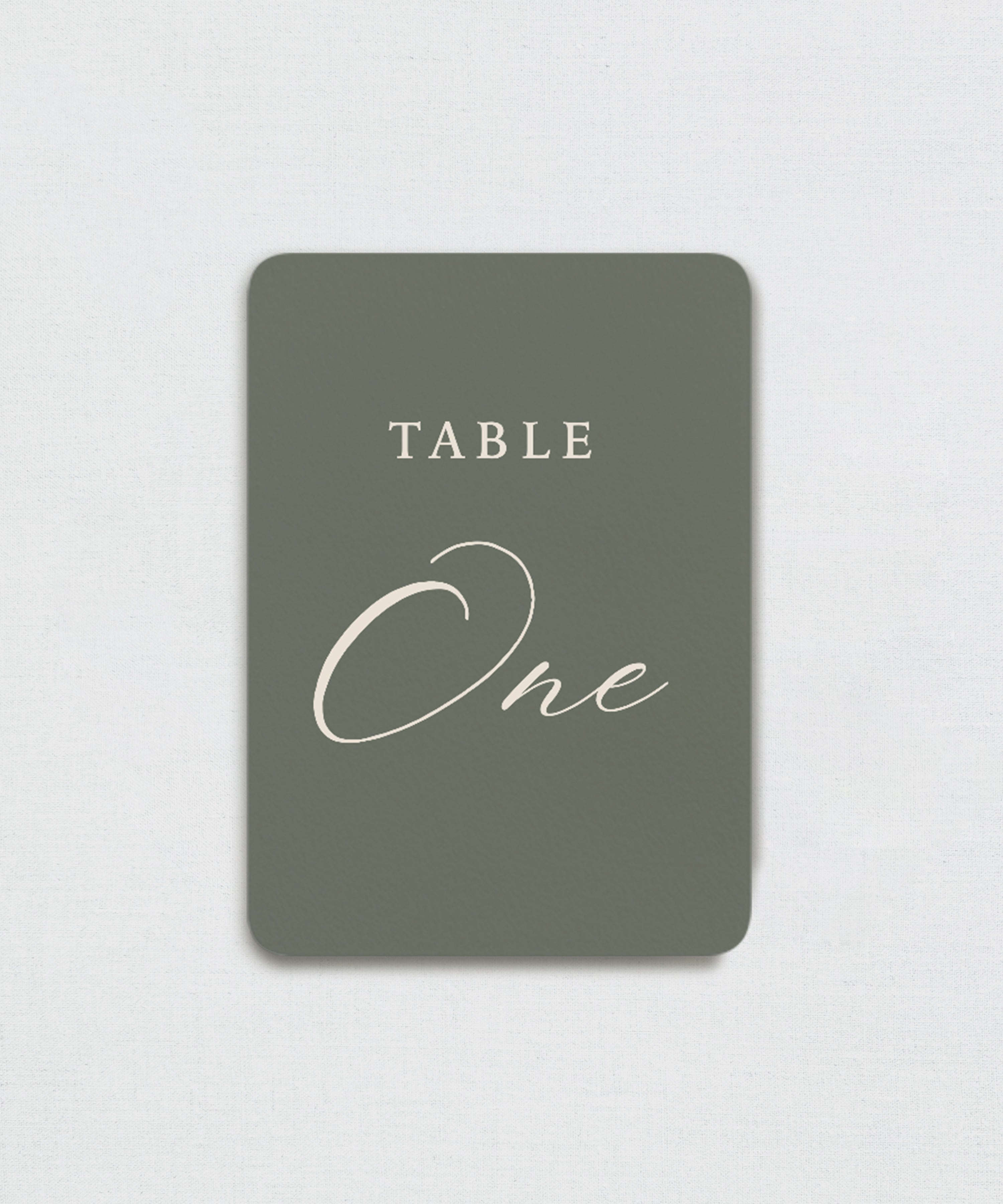 Wedding Table Numbers - The Tuscan Palm Edit Semi-Custom Collections