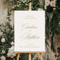 Wedding Welcome Sign - The Seraphina Signature Edit Semi-Custom Collections