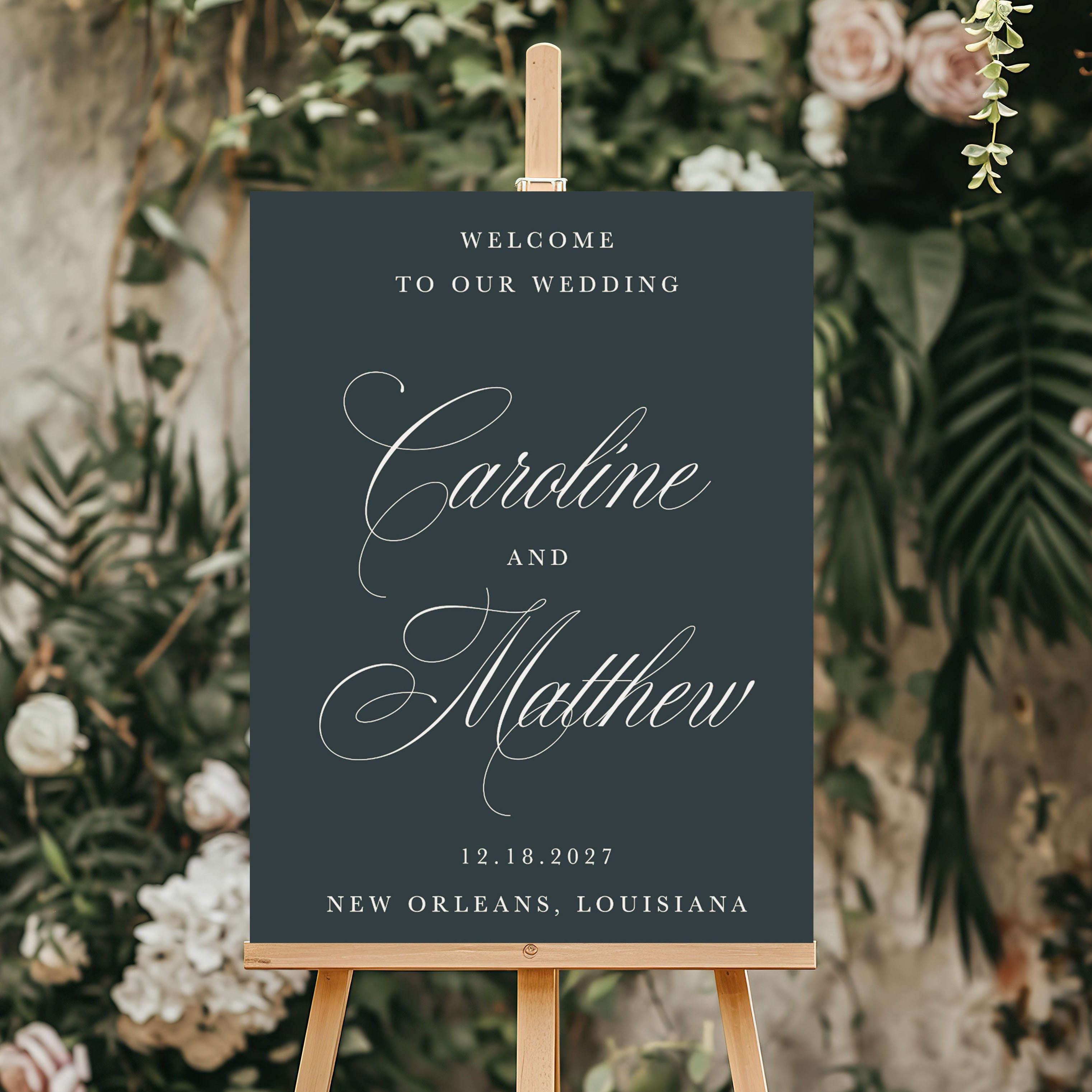 Wedding Welcome Sign - The Venue Edit Semi-Custom Collections